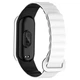 Ремінець для Xiaomi Mi Band 3/4/5/6/7 Silicone Link White/Black - изображение 3