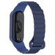 Ремінець для Xiaomi Mi Band 3/4/5/6/7 Silicone Link Dark Blue - изображение 3