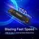 Портативный SSD 2TB USB 3.1 Gen 2 Type-A + Type-C ESD310 Черный Transcend (teh0024698) - изображение 5