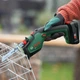 Пила шабельна акумуляторна Bosch KEO 18В 1х2А·год пропил 80мм хід 20мм 1.4кг - изображение 2