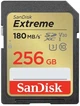 Карта памяти SD 256GB C10 UHS-I U3 R180/W130MB/s Extreme V30 SanDisk (2000003392803) - изображение 1