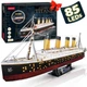 3D пазл Titanic с LED подсветкой CubicFun 88 см, 266 деталей - изображение 1