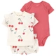 Комплект Carter's 3в1 2 боди, шорты для девочки 81-86 см (1S535710_24M) - изображение 1
