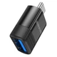 Перехідник Borofone BV18 Type-C male to USB female USB3.0 Чорний - зображення 6