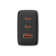 Сетевое зарядное устройство Baseus Cube Pro Fast Charger 2C+U 65W EU Cluster Black (P10152301113-00) - изображение 2