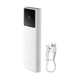 Повербанк 10000 mAh 22,5W Baseus Star-Lord Digital Display зі швидким заряджанням (2USB/1Type-C). White - зображення 4