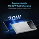 Повербанк 10000 mAh 22,5W Baseus Star-Lord Digital Display зі швидким заряджанням (2USB/1Type-C). White - зображення 5
