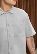 Літній комплект сорочка+шорти Staff en light gray XS - зображення 3