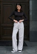 Жіночі спортивні штани Staff mon light gray XS - изображение 1