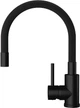 Кухонна мийка Kernau KGS Q 5077 1B1D Deep Black з краном KWT 40 Elastic Matt Black - зображення 2