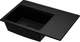 Кухонна мийка Kernau KGS R 5080 1B1D P Deep Black - зображення 2