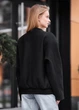 Жіночий бомбер Staff lexo black oversize S (HH0758) - изображение 2