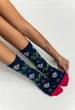 Жіночі шкарпетки Staff Halloween skull & flowers 36-40 - изображение 3