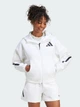 Толстовка на молнии с капюшоном женская Adidas W Z.N.E. Fz JE7849 2XS White (4067896194721) - изображение 8