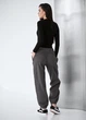 Жіночі спортивні штани Staff ret dark gray reflective fleece S - изображение 2