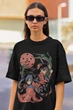Футболка мужская аниме Наруто оверсайз (S/M/L) Черний AnimeJ0836 - изображение 5