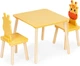 Zestaw mebli dla dzieci EcoToys stolik 2 krzesła Żyrafa 6162 (5905817007035) - obraz 2