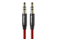 Кабель мультимедийный Jack 3.5mm Yiven M30 M/M 1m red-black Baseus (CAM30-B91) - изображение 1