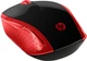 Мышка беспроводная HP 200, 3 кн., 1000 dpi, черно-красная - изображение 3