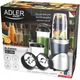 Фитнес-блендер Adler AD 4084 500Вт/ Pulse/ 4 стеклянных бутылки 700мл, 2x500мл, 300мл - изображение 3