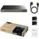 Комутатор Cudy GS1018PS2, 16-Port Gigabit PoE+ Switch with 2 Uplink Gigabit Ports and 2 Gigabit SFP - зображення 2