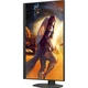 TFT 27" AOC Q27G4SRU, QHD, Fast IPS, 320Hz,1ms, 2xHDMI, DP, USB-хаб, HAS, черно-красный - изображение 3