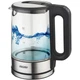 Электрочайник Mesko MS 1301 black 1850-2200Вт/ 1.7л/ стекло/ установка температуры - изображение 1