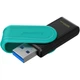 USB Flash Kingston DataTraveler Exodia S 128GB USB3.2 Gen 1 Black/Turquoise, Retail - изображение 2