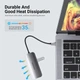 Док-станція USB3.1 Type-C --> HDMI/USB 3.0х3//PD 100W 5-in-1 Vention - изображение 7