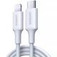 Дата кабель USB-C to Lightning 1.0m 3A US171 white Ugreen (10493) - изображение 1