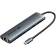 Док-станція USB3.2 Type-C --> HDMI/USB3.0/USB2.0/RJ45/SD/TF/PD 100W Hub 8-in-1 Vention - изображение 1