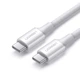 Кабель USB 2.0 Type-C MM, 2 м, 100W Білий, US300 UGREEN - зображення 1