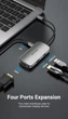 Док-станція USB3.1 Type-C --> HDMI/VGA/USB 3.0/PD 100W Hub 4-in-1 Vention - изображение 4