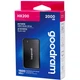 SSD external, USB 3.2 Gen2 Type-C 2Tb, GoodRAM HX200, 2x Type-C, Black, чорний, Retail - изображение 3