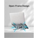 Подставка для ноутбука Laptop X-type Stand Silver Aluminum Alloy Vention - изображение 2