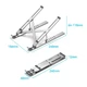 Подставка для ноутбука Laptop X-type Stand Silver Aluminum Alloy Vention - изображение 6