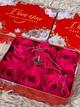 Подарочный набор кулон с проекцией I love you на 100 языках мира я тебя люблю + 9 роз из мыла розовые в коробочке (НС-058) - изображение 1