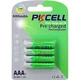 Акумулятор AAA 600mAh, 1.2V Ni-MH, RTU rechargeable battery, PKCELL, 4pcs/card - зображення 1