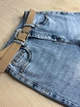 Джинси жіночі Dragon 8332 skater baggy jeans з ременем банани 26 блакитні - зображення 3