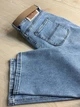 Джинси жіночі Dragon 8332 skater baggy jeans з ременем банани 26 блакитні - зображення 5