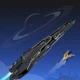 Постер Элита, Elite:Dangerous, Federal Corvette, постер для геймера, космический корабль, sci-fi, A3 42×30 см (id3333) - изображение 3