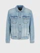 Джинсова куртка Armani Exchange 8532983 Світло-синій XXL WH4318 - зображення 5
