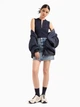 Бомбер Armani Exchange 8346640 Тёмно-синий M QZ3396 - изображение 4