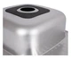 Мойка для кухни врезная Brinex 7848 Satin 0,8 мм с крылом, нержавеющая сталь, универсальная, 780 мм, BRIN7848SAT08 - изображение 5