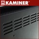 Электрический обогреватель - конвектор Zelva Kaminer 26572 Black напольный стеклянный 2.5 кВт терморегулятор и LED дисплей управление с Wi-Fi + пульт - изображение 4