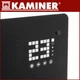 Электрический обогреватель - конвектор Zelva Kaminer 26572 Black напольный стеклянный 2.5 кВт терморегулятор и LED дисплей управление с Wi-Fi + пульт - изображение 7