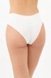 Женские хлопковые трусы-бразилиана Giulia Basic chic 2237/60 L White-milk, трусики из хлопка, белые бразилианы, комфортные трусы - изображение 3