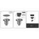 Дворовий трап Hutterer&Lechner HL616/5 серії Perfekt вертикальний з обтискним фланцем - зображення 4