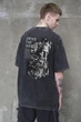 Чоловіча Виварена Оверсайз Футболка Without Washed З Принтом Greek L/XL Black - изображение 1