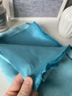 Штучна замша на тканині бірюзова 50*73 см - зображення 2